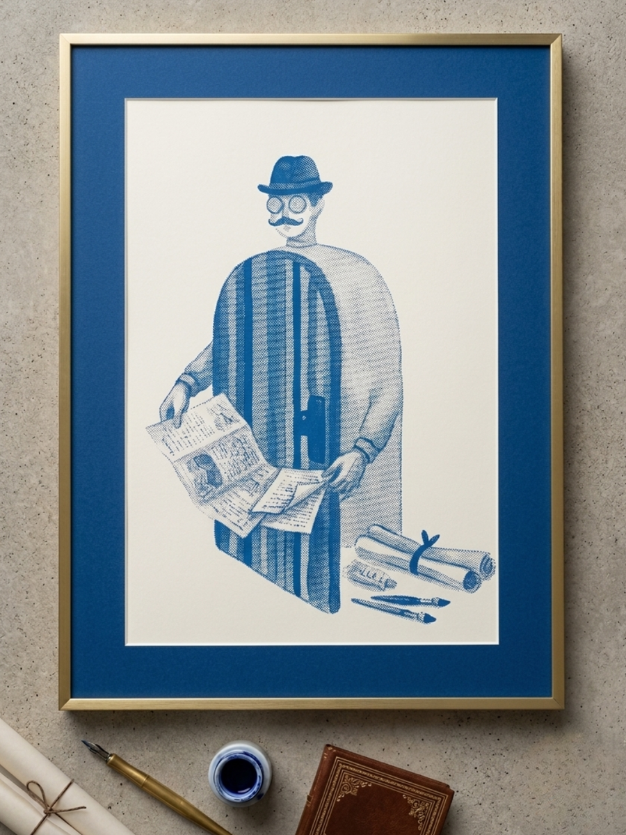 Mr. Cucumber Original Screen Print - Limited Edition