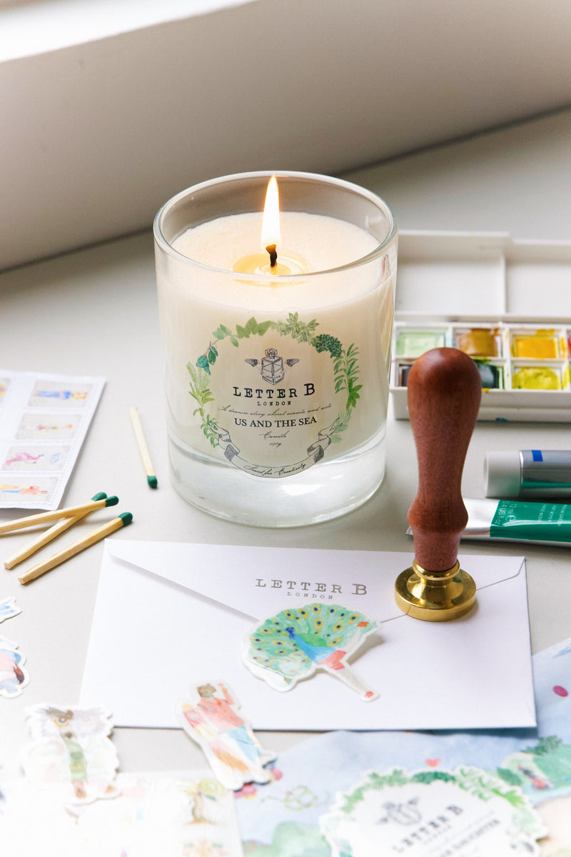 Us and the sea candle